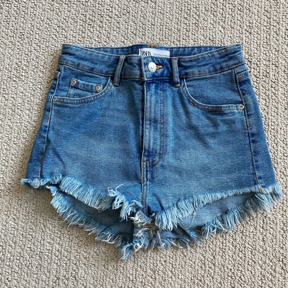 Zara denim shorts